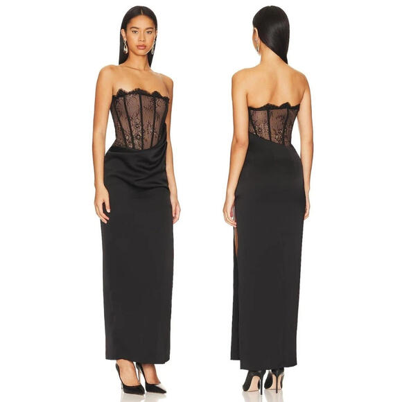 long dress in silk chiffon Prom Long Formal Chiffon Evening Dress main image 1